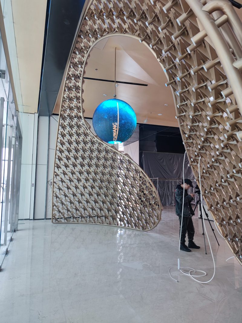 万科集团未来智慧城LED球 (1)