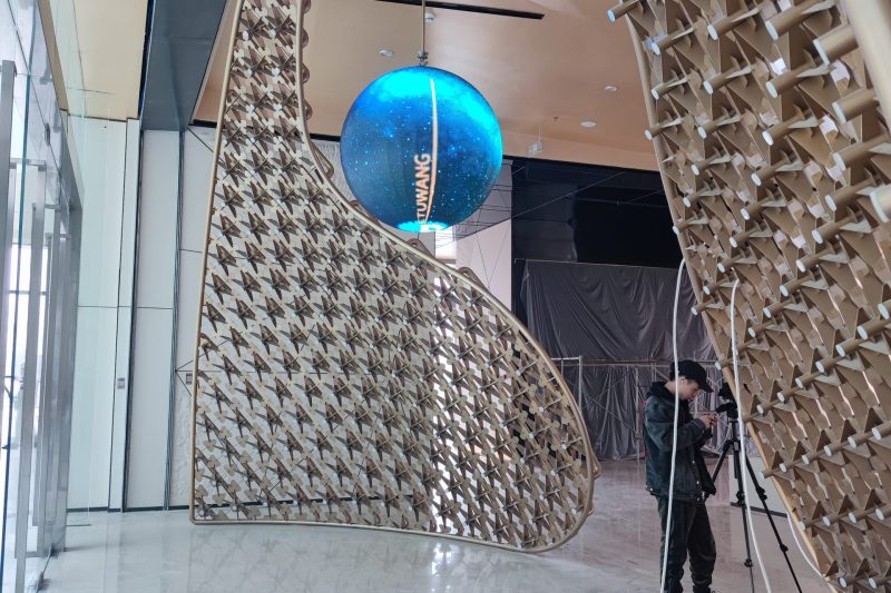 万科集团未来智慧城LED球 (1)